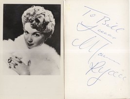 Marion Ryan 1950s Music Hall Singer 2x Photo incl Hand Signed - £5.96 GBP