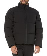 Amazon Essentials Men's Mock Neck Heavyweight Puffer Coat Size 6XL Black - €26,99 EUR