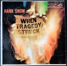 1959 Hank Snow &quot;When Tragedy Struck&quot; Rca Victor ‎LPM-1861 Lp Vinyl Record - £5.73 GBP