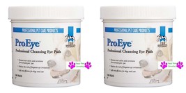 200Ct Proeye Eye Cleansing Pads Dog Cat Tear Stain Wipe Cleaning - £28.67 GBP