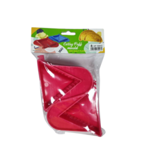 Curry Puff Mold Dumpling Traditional Dough Press Tool 2 Pieces Red Color - $22.76