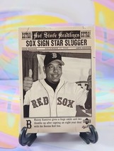 2006 Upper Deck First Pitch | Manny Ramirez &quot;Sox Sign Star Slugger&quot; #HS-13 - $18.58 MXN