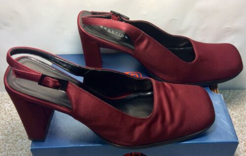 Kenneth Cole Reaction Slingback High Heel Size 7.5M Red - $5.15