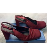 Kenneth Cole Reaction Slingback High Heel Size 7.5M Red - $97.38 MXN