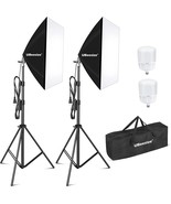 UBeesize Softbox Photography Lighting Kit, 27” x 20” Continuous Lighting... - £75.70 GBP