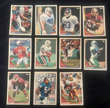 Lot 11 cards American Football NFL Topps 1994 (Dolphins, Bears, Falcons,... - £3.95 GBP