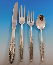 Floral Lace by Lunt Sterling Silver Flatware Set for 8 Service 41 pieces - £1,729.91 GBP