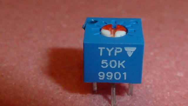 10PCS VISHAY TYP 50K SWITCH Resistor Variable Cermet Type 50K Ohm 3-PIN ... - $15.00