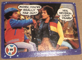 Vintage Mork And Mindy Trading Card #99 Robin Williams - $1.97