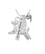 Halo Angel Dog Ash Jewelry Urn - Love Charms™ Option - $29.95