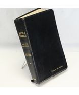 New Scofield Study Bible NIV Oxford Red Letter Black Leather Vintage 198... - $34.13 CAD