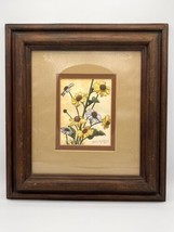 Watercolor Paintings Set Of 2 Signed Original Vintage Wood Frame James W Johnson - £91.31 GBP