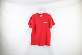 Vintage NASCAR Mens Medium Faded Spell Out FX Fox Racing T-Shirt Red Cotton - £27.09 GBP