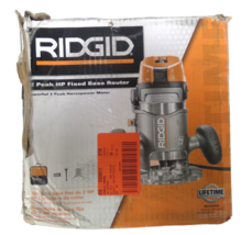 USED - RIDGID  R22002 2 Hp Corded Base Router (Read!) - $71.39