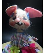 1990s ANNALEE DOLL SPRING BUNNY 7&quot; ^^ - $29.70