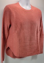 MM) Ann Taylor Loft Women Lightweight Pullover Peach Pink Sweater Small - £11.66 GBP