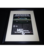 1976 Pontiac Grand Prix 11x14 Framed ORIGINAL Vintage Advertisement - £31.18 GBP
