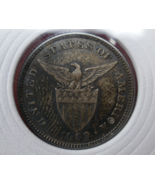 Philippines 1903 Large Type 20 Centavos  Silver Coin - $24.49