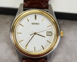 Seiko 7N42-8089 Warner Lambert Appreciation Watch 1998 Gold Original Sei... - £86.18 GBP