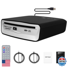 Lehwey SX-2800A Portable Car CD Player AUX USB FM Anti-Skip Remote - $101.25
