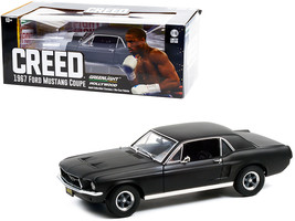 1967 Ford Mustang Coupe Matt Black (Adonis Creed&#39;s) &quot;Creed&quot; (2015) Movie 1/18 Di - £76.25 GBP