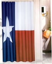 Puerto Rico Flag Shower Curtain 70x72 100% Polyester - $24.88