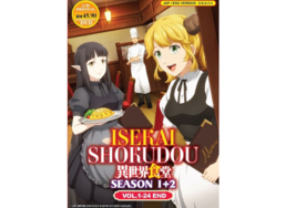 DVD Anime Restaurant To Another World Season 1+2 Series (1-24 End) English Dub - £21.50 GBP