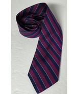  Brooks Brothers Makers Silk Tie Made In USA 57.5” x 3.75” Purple Stripe - $333.45 MXN