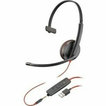 Plantronics  - C3210 - Blackwire On The Ear Headsets USB-A - Black - $44.49