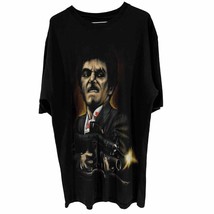 Scarface Say Hello To My Little Friend Airbrush Graphic T Shirt Mens 2XL 34x24 - £78.33 GBP