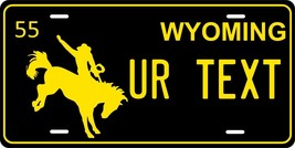 Wyoming 1955 License Plate Personalized Custom Auto Bike Motorcycle Moped Tag - $10.99+