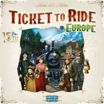 Ticket to Ride Europe 15th Anniversary Edition Board Game NEW *FREE EXPR... - $95.85