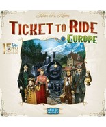 Ticket to Ride Europe 15th Anniversary Edition Board Game NEW *FREE EXPR... - £75.37 GBP