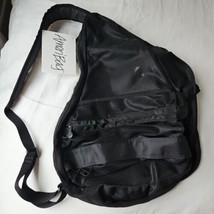 Ameribag Healthy Back Bag Mesh Sling Messenger Crossbody Strap Black Bac... - $37.83