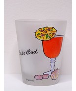 Cape Cod Massachusetts With Sex On The Beach Recipe Frosted Shot Glass - £7.81 GBP