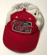 $9.99 Blake Shelton 2014 10x Crazier Tour Distressed White Red Cap Hat O... - $6.47