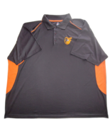Majestic Baltimore Orioles Mens 6XL Polo Shirt O&#39;s Birdseye Logo Golf Ba... - £30.37 GBP