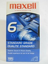 Maxell Standard Grade T-120 VHS Blank Video Tape New Factory Sealed Package - £10.20 GBP