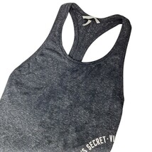 Victoria Secret Women&#39;s Racerback Tank Top Size Small Black Angel Summer... - $16.63