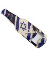 Bottle opener with fridge magnet dove on Israel flag high quality great ... - £14.15 GBP