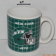 New York Jets Coffee Mug Cup NFL Football Green White By Papel - $9.85