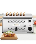 Newhai Commercial Toaster Bread Baking Machine 6 Slices 0.6 Inch Slot for - $166.90 CAD