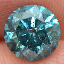 Round Cut Diamond 1.42 Carat Loose Fancy Blue Color Natural Enhanced Certified - £1,017.90 GBP