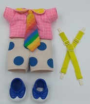 Cabbage Patch Kids Circus Doll Clothes Clown Outfit Shoes Tie Pant Shirt VTG 80s - $25.50