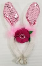 MM) Wag-a-Tude SimplyShe Small Dog Easter Bunny Ears Halloween Costume - $5.93