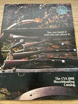 1980 CONNECTICUT VALLEY ARMS, CVA  MUZZLELOADING CATALOG - $269.77 MXN
