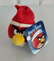 Angry Birds Red Stuffed Plush Holiday Xmas Ornament Winter Hat 2012 Commonwealth - £30.71 GBP
