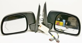 99-16 Ford F250 F350 SD Turn Signal Power Heated Manual Fold Mirror Set ... - $181.16
