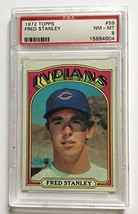 1972 Topps Fred Stanley #59 PSA 8 NM-MT Indians - $17.77