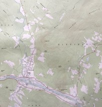 Map Dixfield Maine 198 Topographic Geological Survey 1:24000 27 x 22&quot; TOPO5 - $52.49